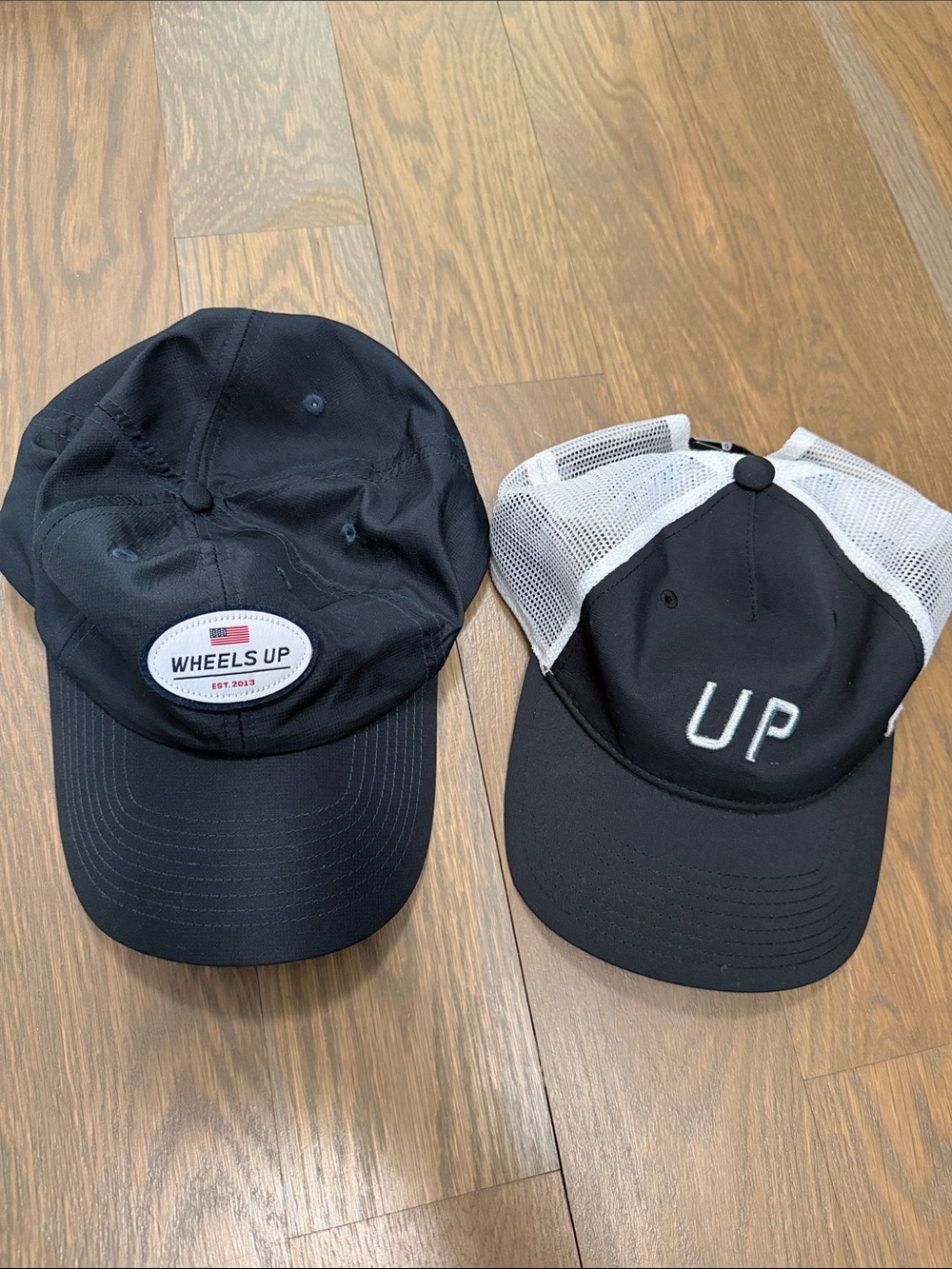 WHEELS UP hats - Set of 2